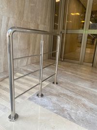 barandilla para rampa acceso edificio